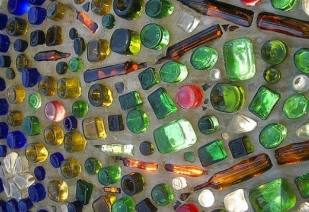 Изделия из стеклянных бутылок