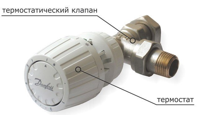 Термостатический клапан для радиатора отопления