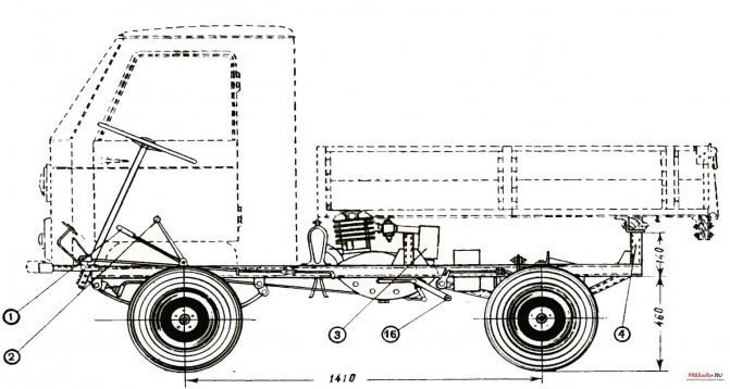 Моделист конструктор мини грузовик